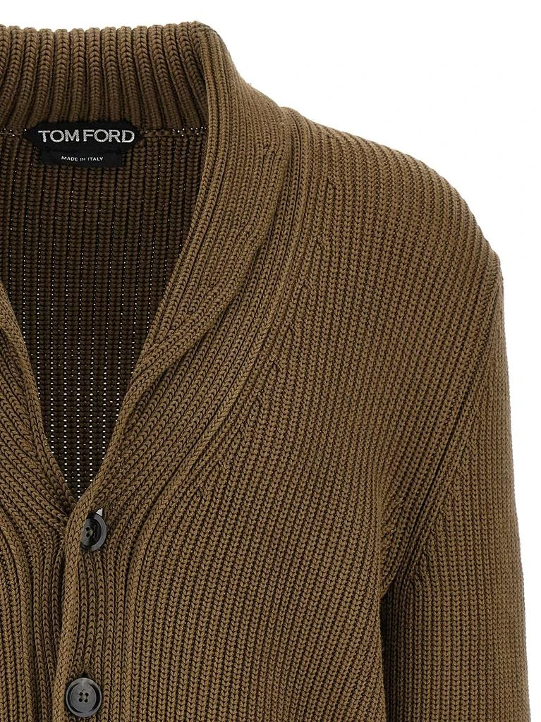 Tom Ford Tom Ford Shawl Collar Knitted Cardigan 3
