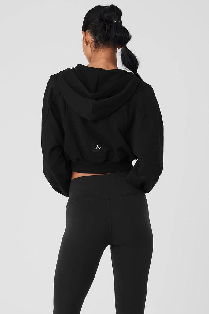 Alo Yoga Sweet Escape Zip Up Hoodie - Black 3