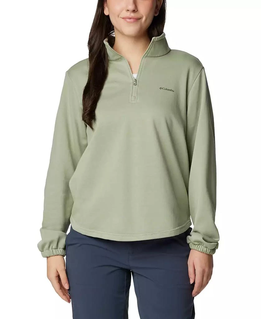 Womens Columbia Trek French Terry Half Zip Sweatshirt