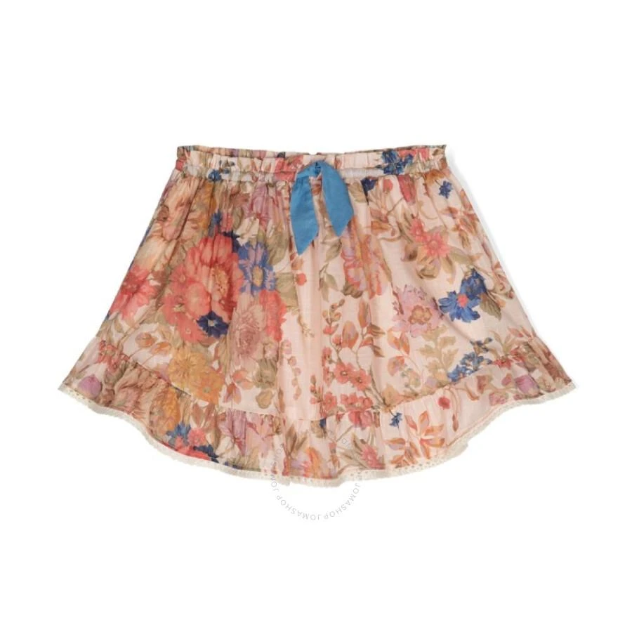 Zimmermann Zimmermann Girls All-Over Floral Print Cotton Shirt, Size 10Y 1