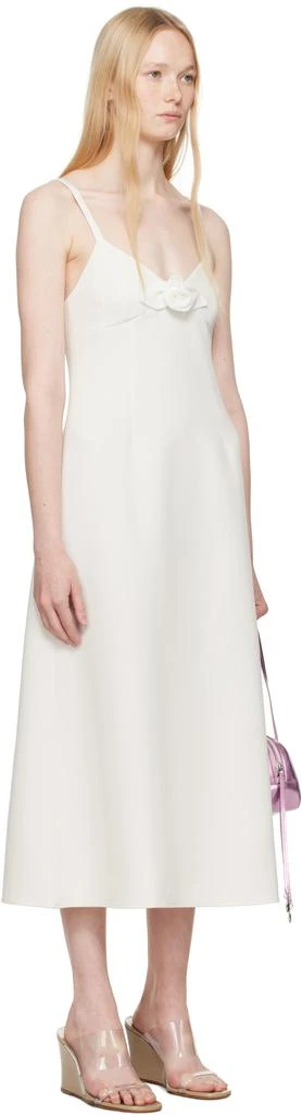 Sandy Liang Off-White Pilton Midi Dress 2
