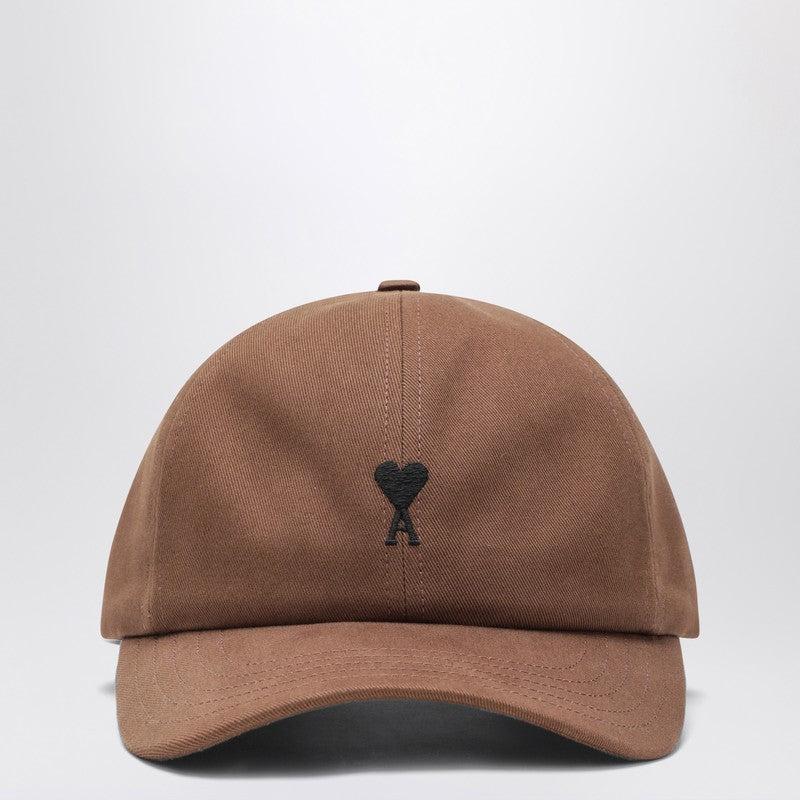 AMI Men's Ami De Coeur Hazelnut Baseball Cap