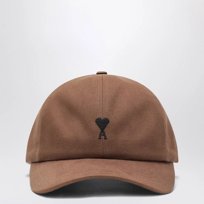 AMI Men's Ami De Coeur Hazelnut Baseball Cap 1