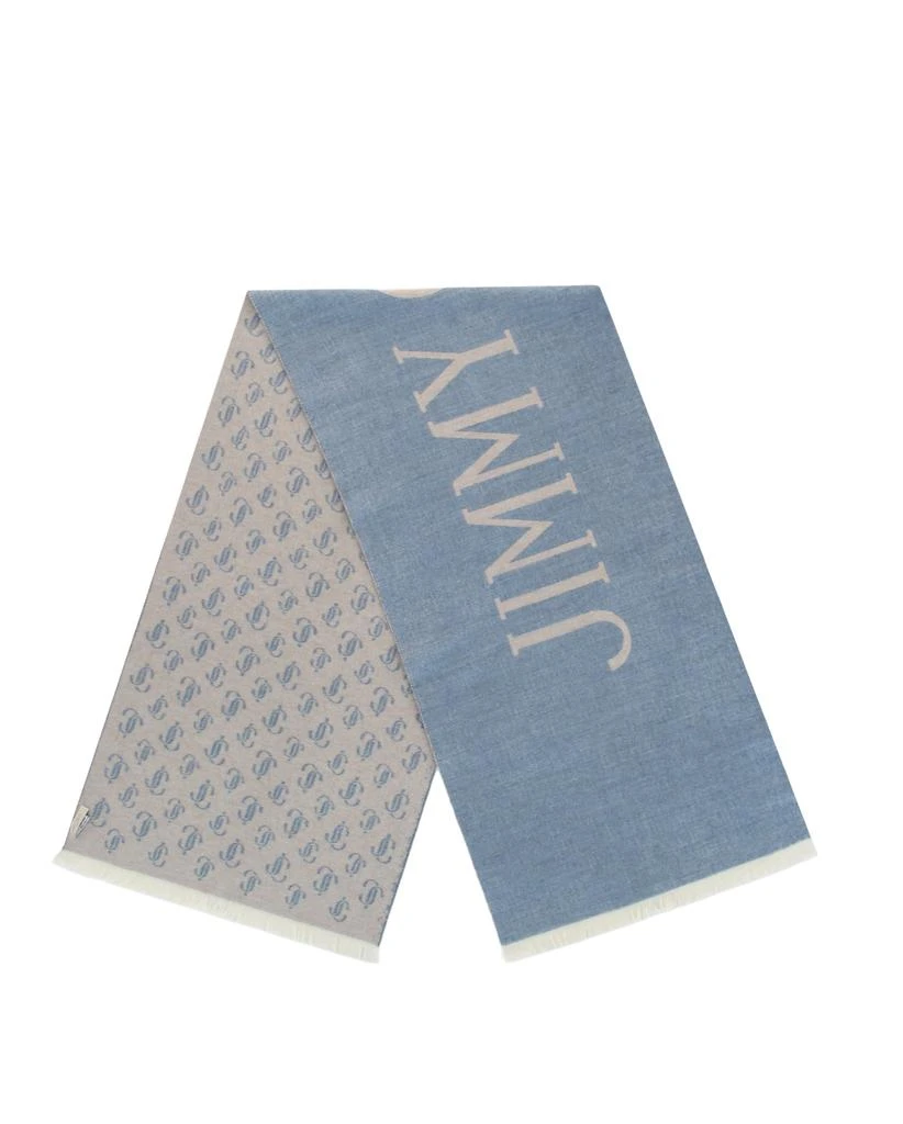 Jimmy Choo Wool Logo Scarf 2