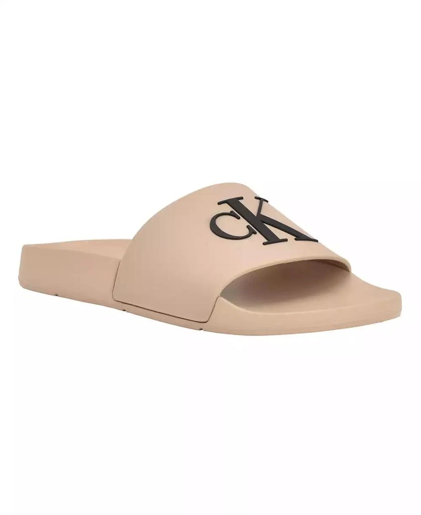 Calvin Klein Women's Arin Logo Beach Slide Sandals