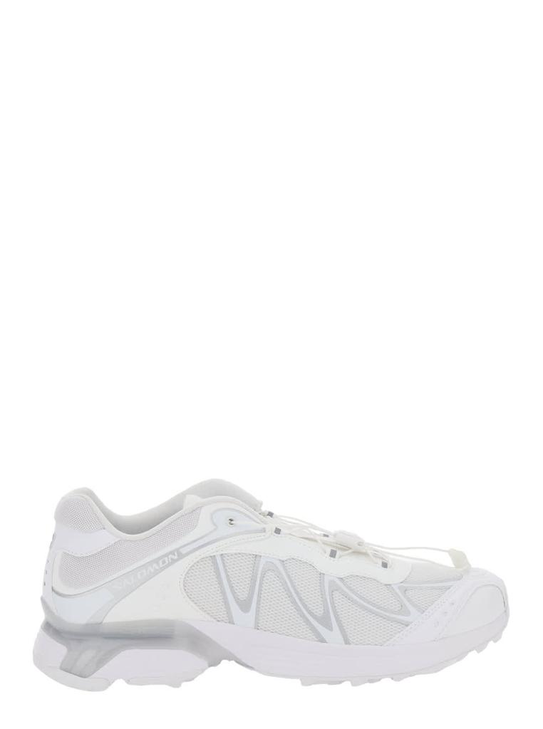 【送料&関税込】Salomon xt-whisper White Sneakers With Print Salomon xt-whisper White Sneakers With Printed Logo On The
