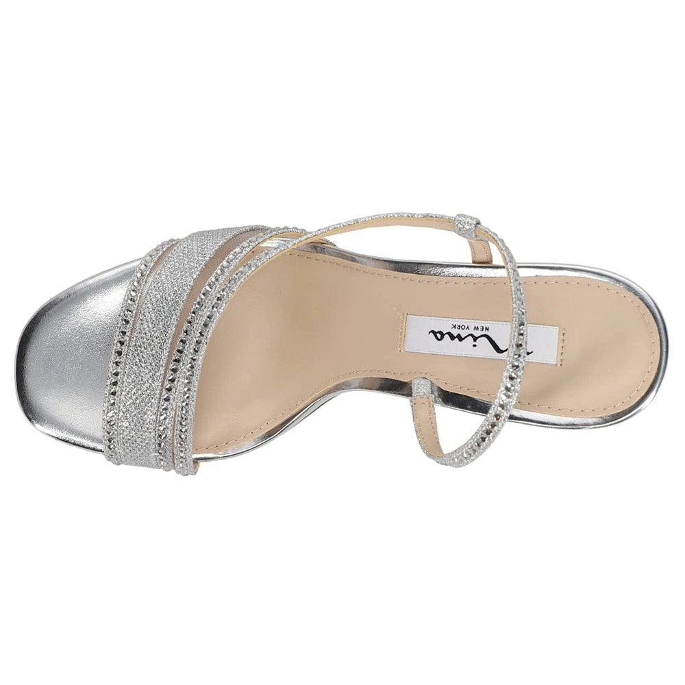 Nina Abbi Rhinestone Slingback Sandals 4