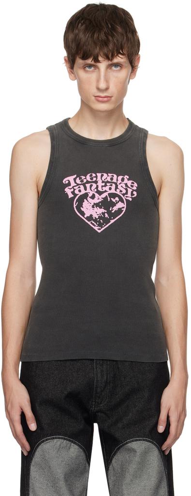 Carne Bollente Gray 'Teenage Fantasy' Tank Top