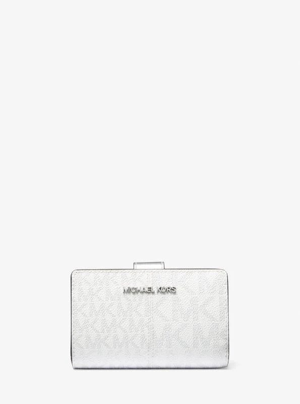 michael_kors Jet Set Travel Medium Logo Bi-Fold Wallet 1