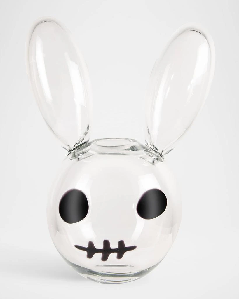 Kosta Boda "What's Up?/Clearly Rabid" Large Rabbit Sculpture 1