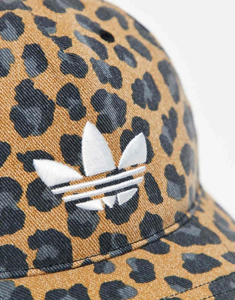 Adidas adidas Originals baseball cap in leopard print 2
