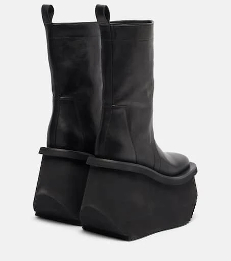 Rick Owens Factory leather platform ankle boots 2