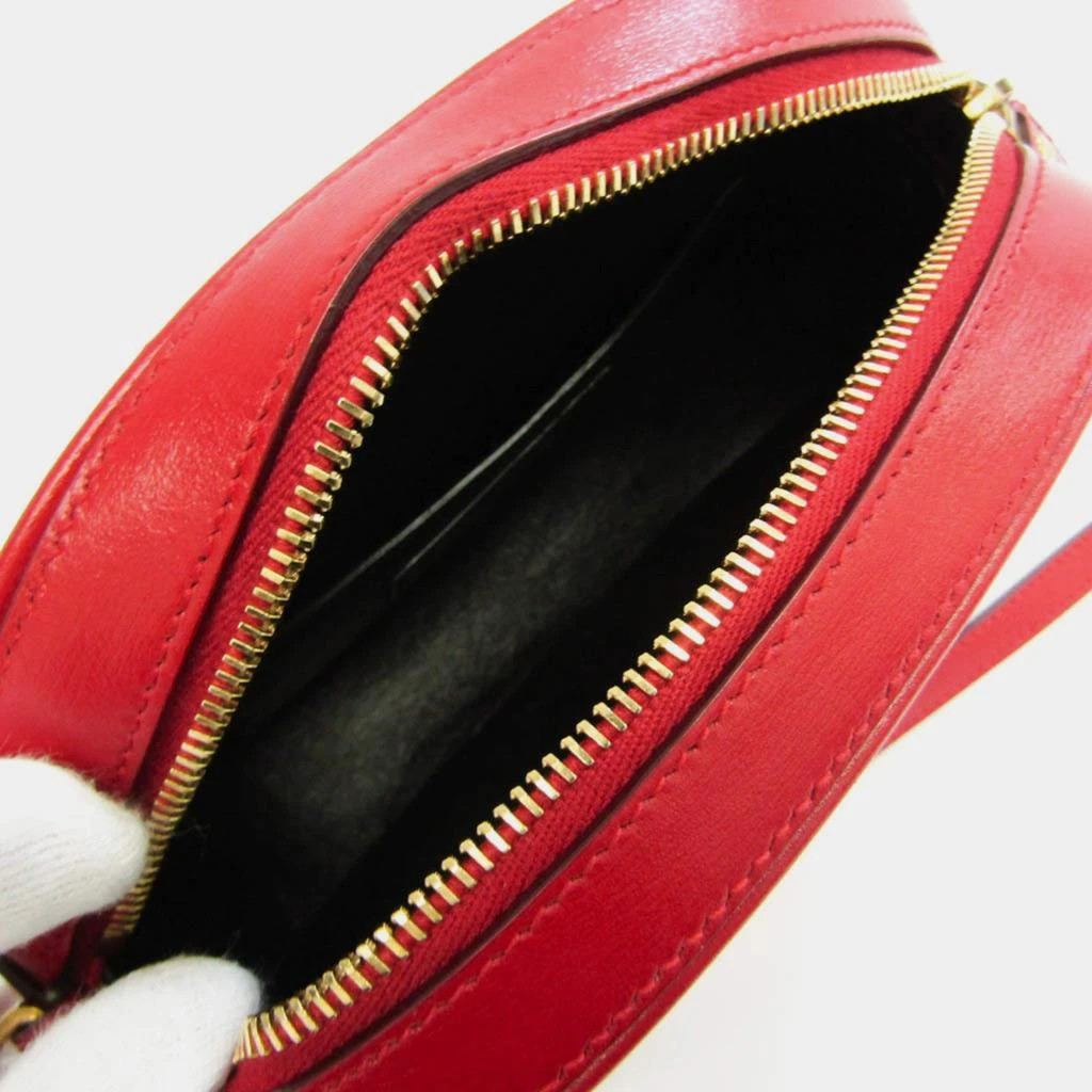 Yves Saint Laurent Saint Laurent red Leather Le 61 Camera Bag  3