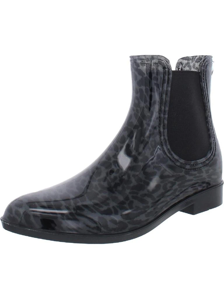 INC International Raelynn Womens Vinyl Ankle Rain Boots 1