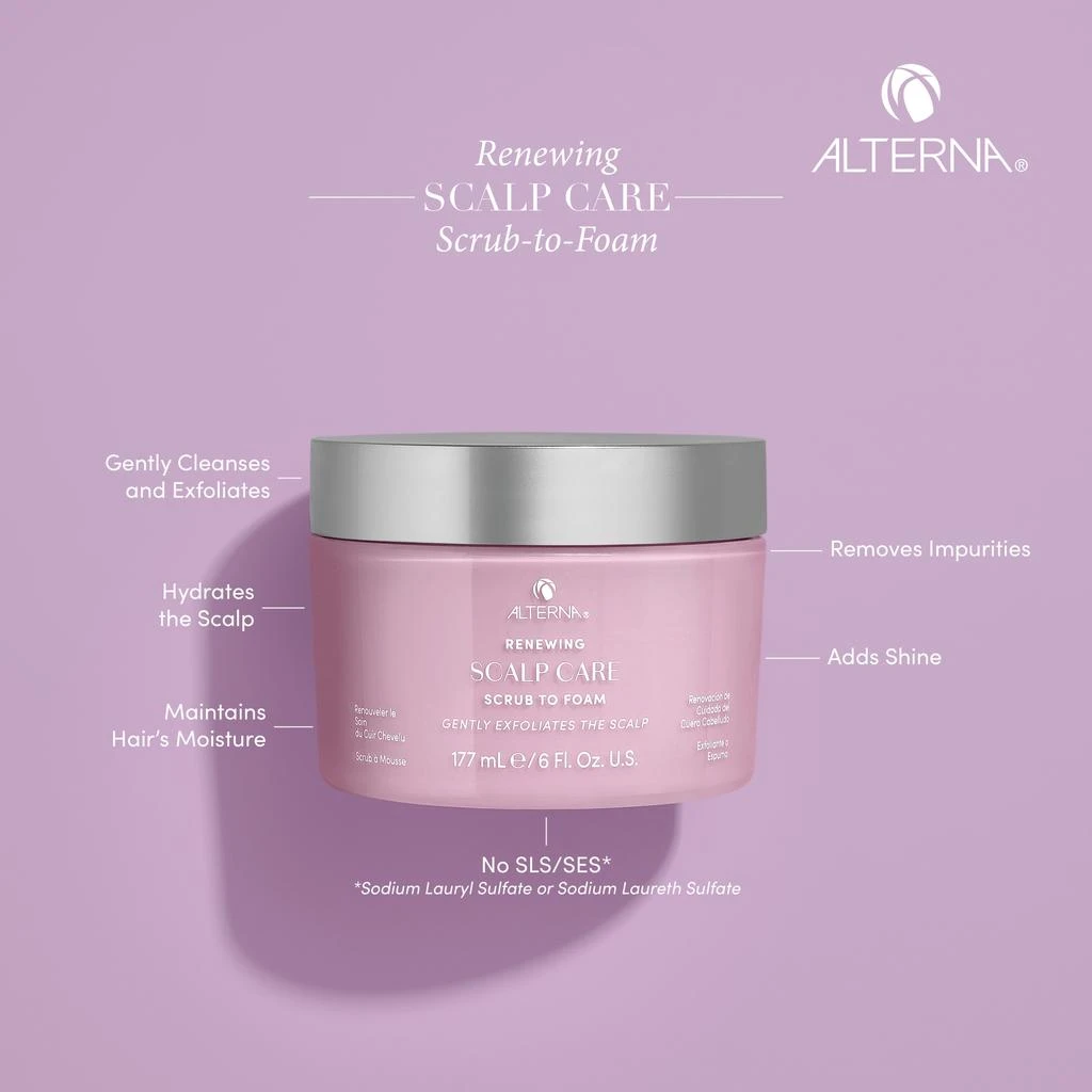 ALTERNA Alterna Renewing Scalp Care Scrub-to-Foam 6 oz 2