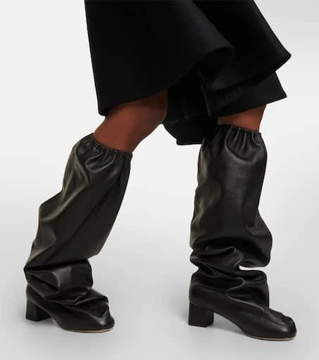 Khaite Bowe leather over-the-knee boots 7