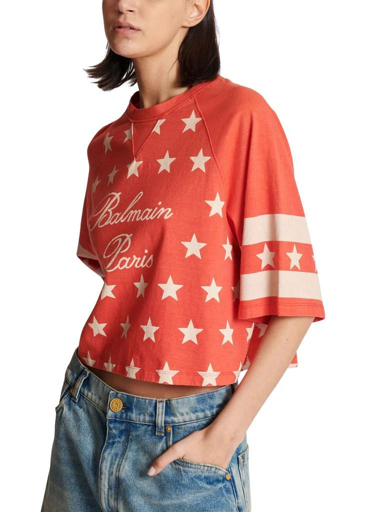 Balmain Balmain Signature Stars T-Shirt 7