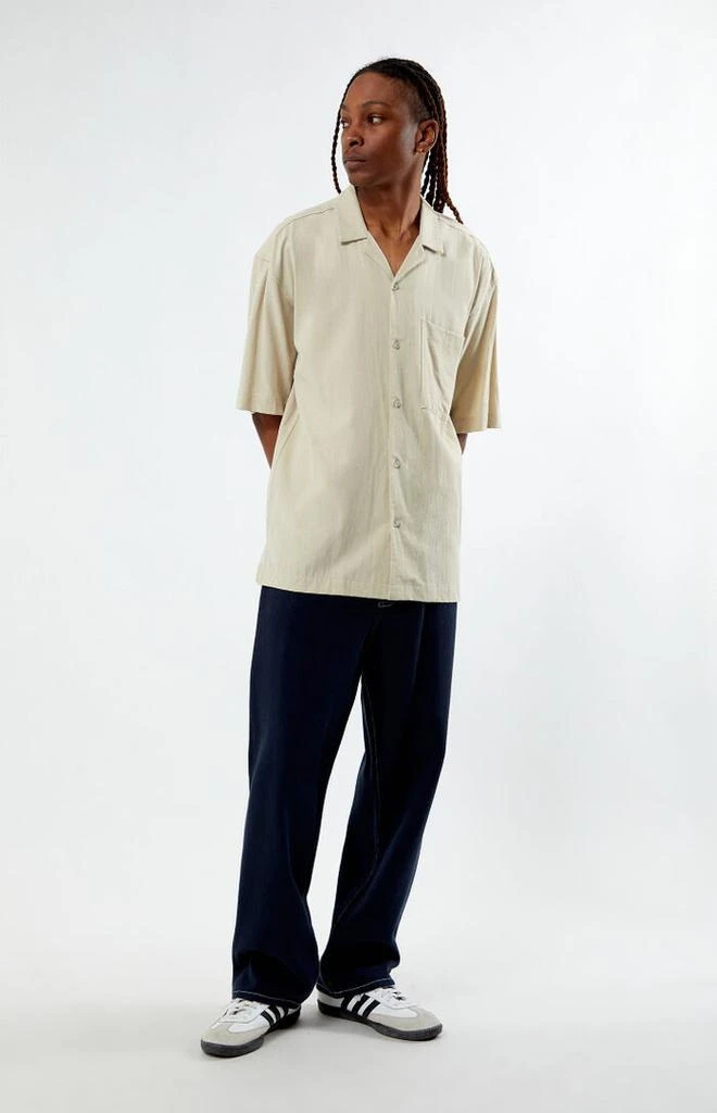 PacSun Suede Tencel Camp Shirt 4