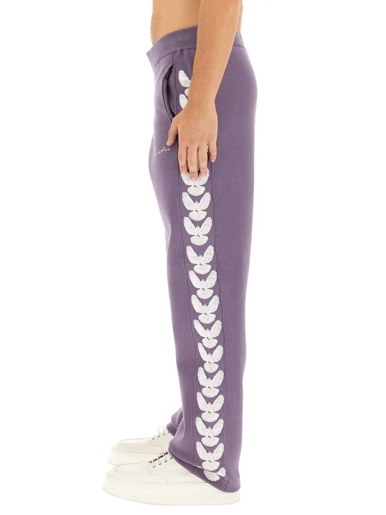 3.Paradis 3.PARADIS Logo Embellished Jogging Pants 4