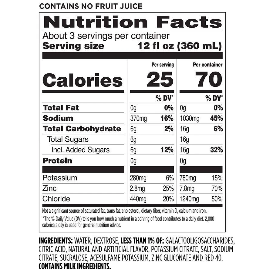 Well Beginnings Advantage Care Electrolyte Solution with Prevital Prebiotics Cherry Punch 3