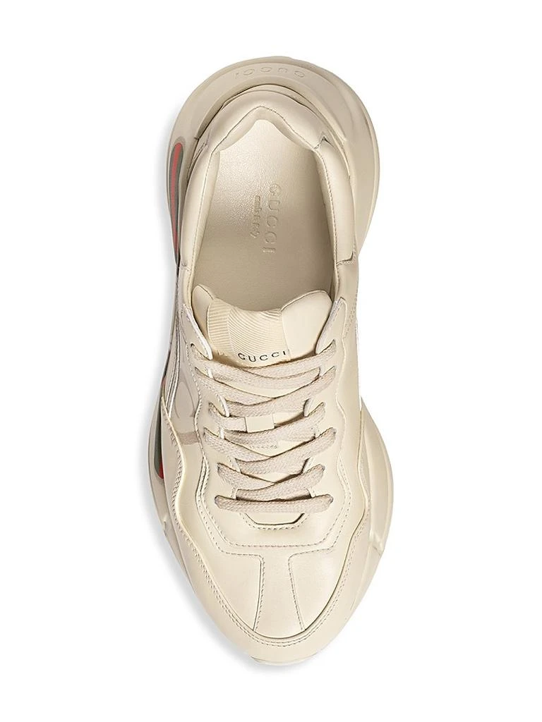 Gucci Rhyton Gucci Logo Leather Sneaker 4