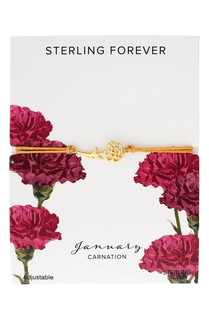 Sterling Forever Birth Flower Bracelet 1