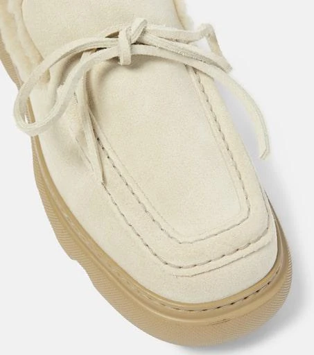 Burberry EKD shearling-lined suede mules 6