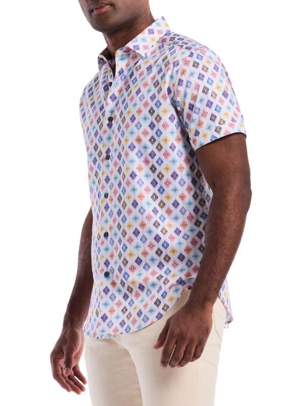 Robert Graham Peterman Geometric Cotton Shirt 3