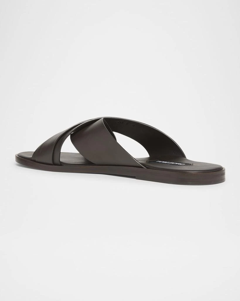 Tom Ford Men's Preston Smooth Leather Slide Sandals 4