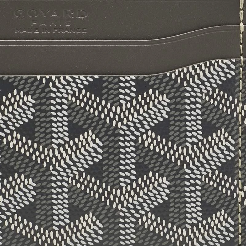 Goyard Goyard Grey Goyardine Coated Canvas and Leather Saint Sulpice Card Holder 5