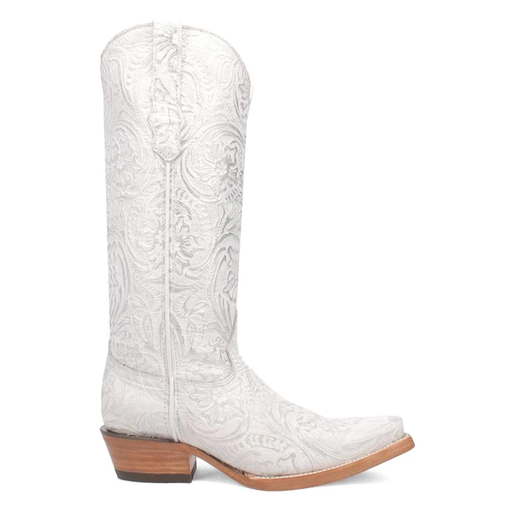Dingo Bellona Embossed Snip Toe Cowboy Boots 1