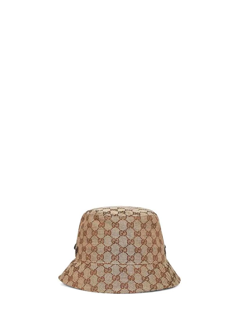 GUCCI GG logo bucket hat with tie Gucci Gg Canvas Bucket Hat With Tie in Green for Men | Lyst main image 2