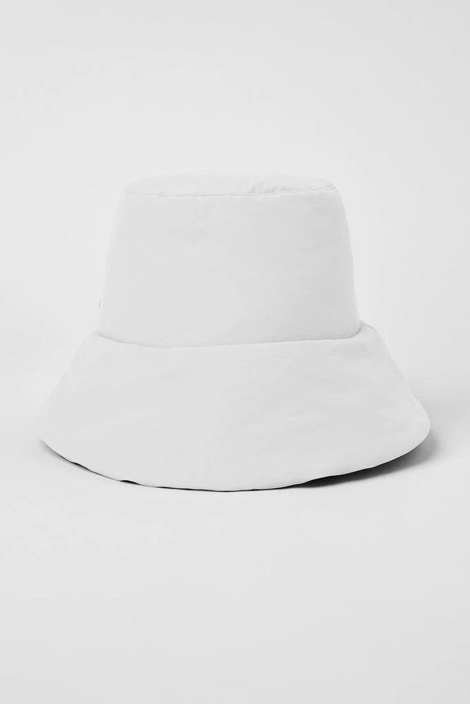 Alo Good Shade Puffer Bucket Hat - White 2
