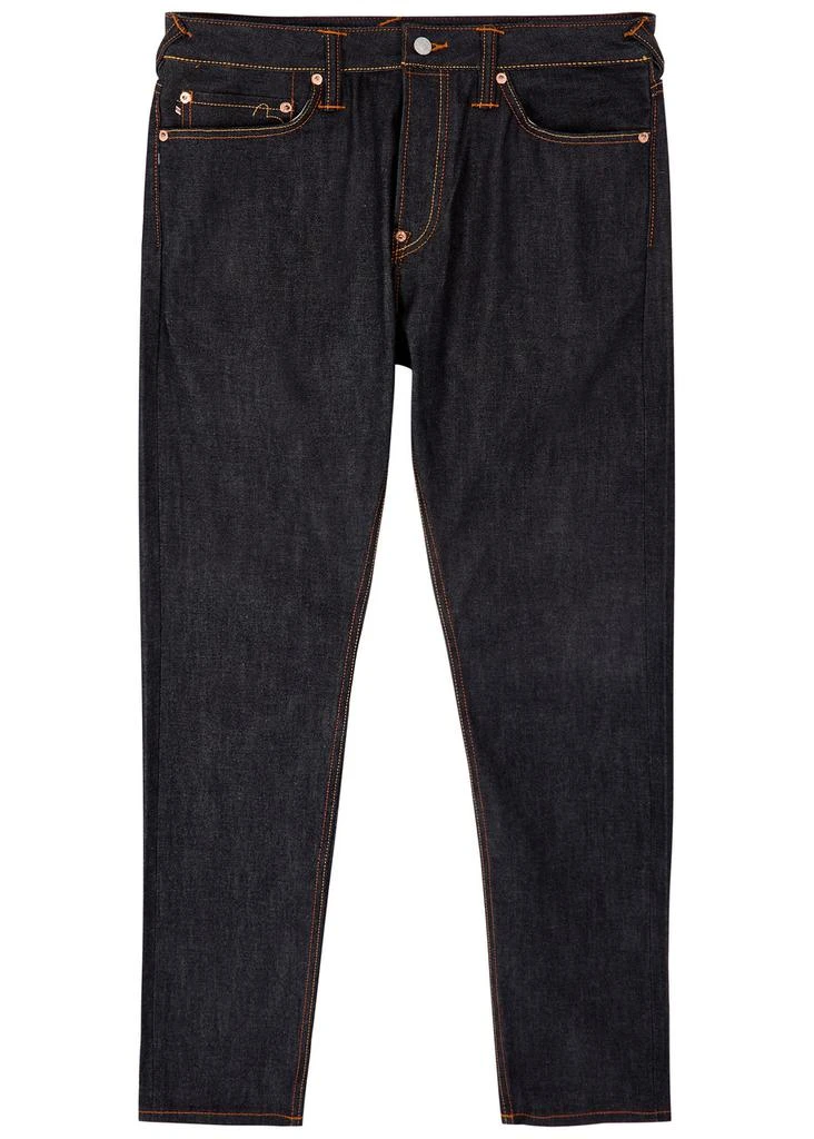 Evisu Kamon Daicock printed slim-leg jeans 1