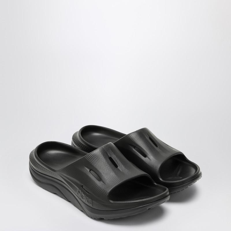 Hoka One One Black Ora Recovery Slide 3