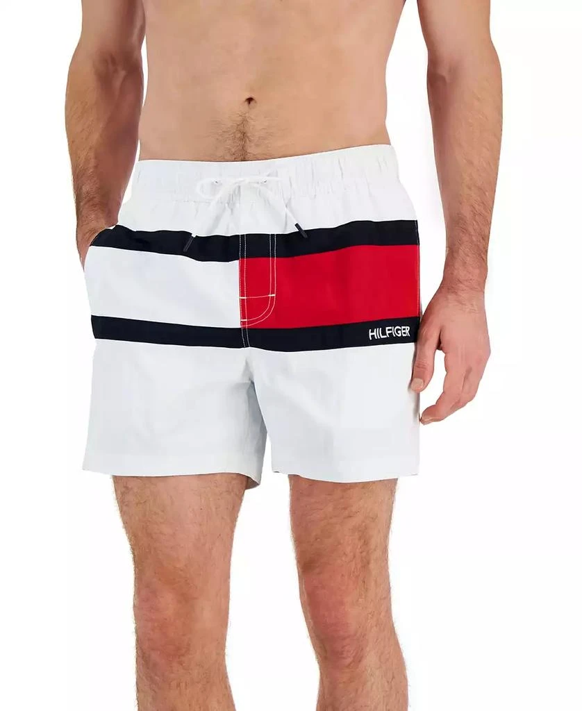 Tommy Hilfiger Men's Tommy Flag 7" Swim Trunks 4