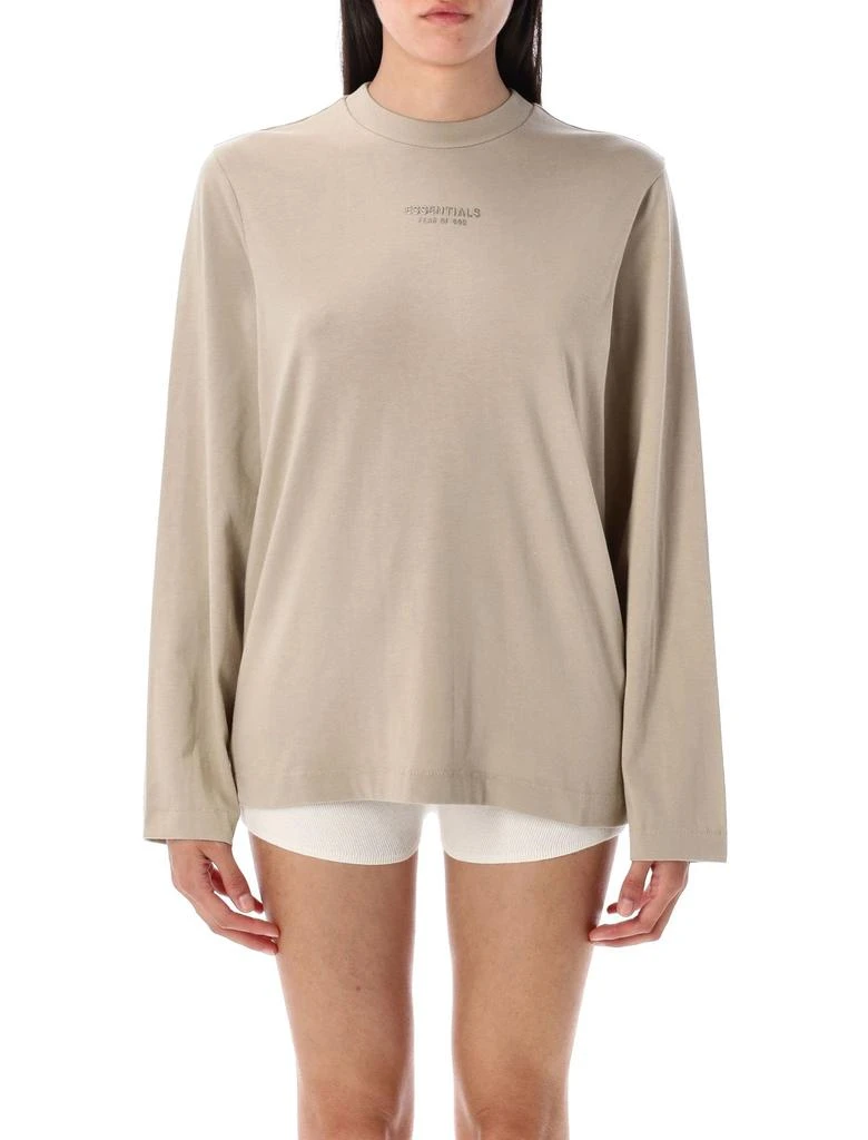 Essentials Fear Of God Essentials Metallized Logo Long Sleeved T-Shirt 1