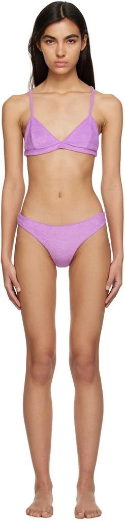 Baserange SSENSE Exclusive Purple Obeo Reversible Bikini 1