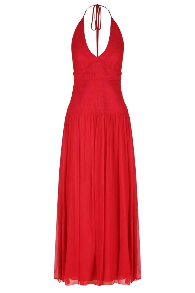Shona Joy HALTER TIE MIDI DRESS 5