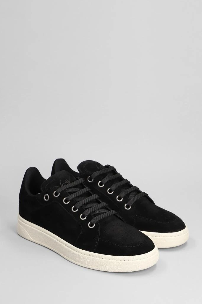 Giuseppe Zanotti Gz95 Sneakers In Black Suede 2