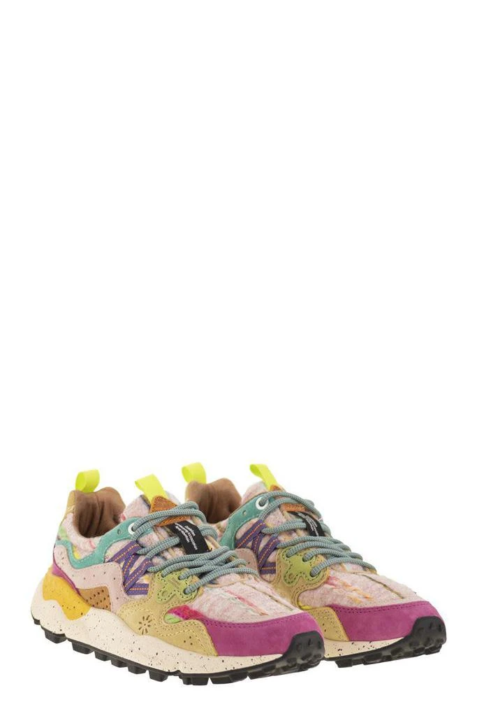 Flower Mountain Flower Mountain Yamano 3 - Sneakers In Suede And Technical Fabric 4