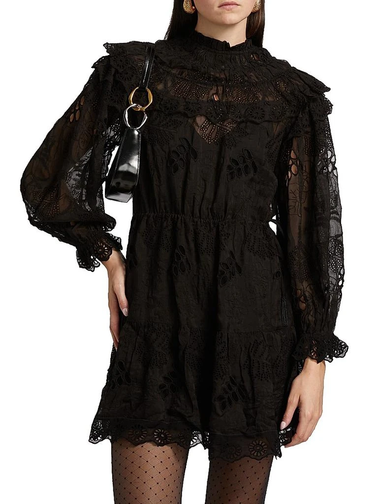 black off the shoulder wedding dress CORETTA