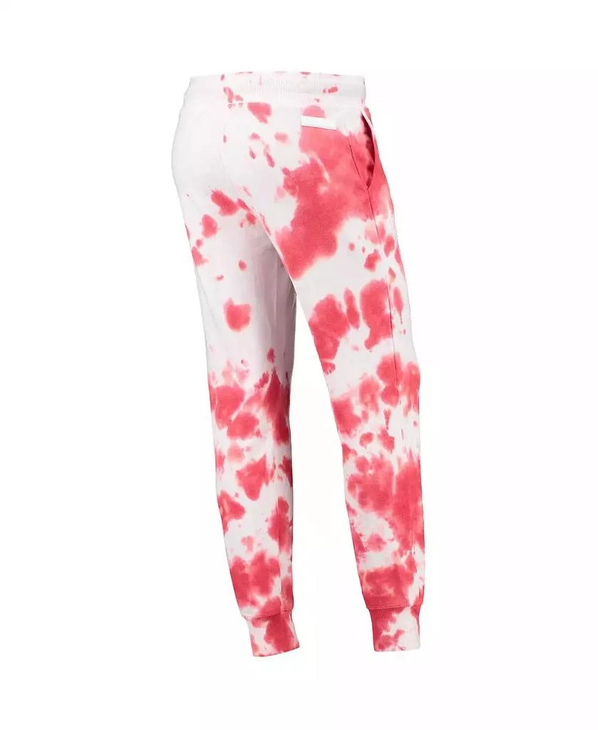 DKNY Women's White, Red Washington Nationals Melody Tie-Dye Jogger Pants 3