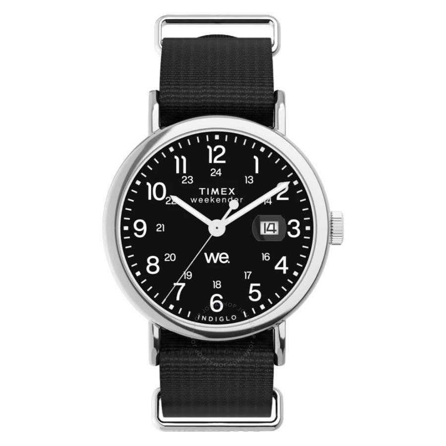 Timex Weekender Quartz Black Dial Unisex Watch TW2W86100