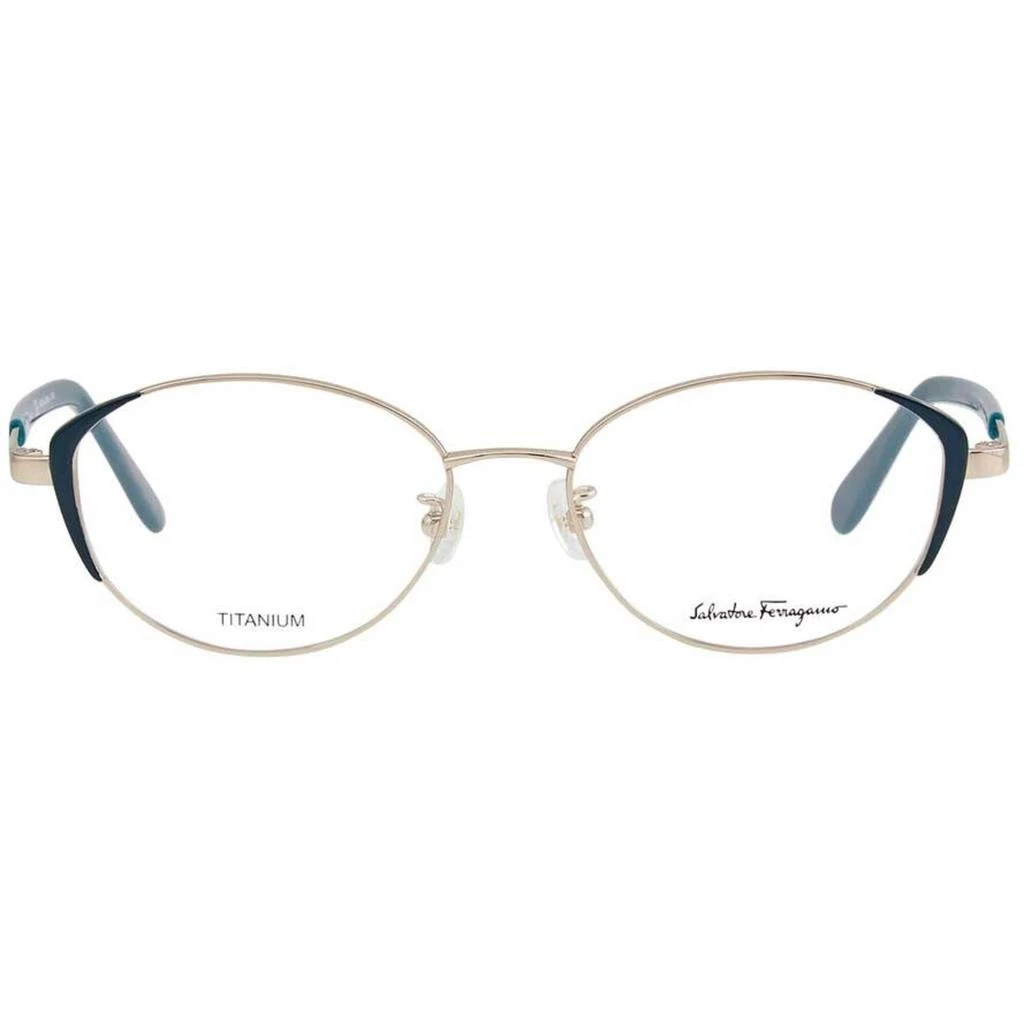 Salvatore Ferragamo Salvatore Ferragamo Women's Eyeglasses - Gold/Petrol | SALVATORE FERRAGAMO2540A 719 2