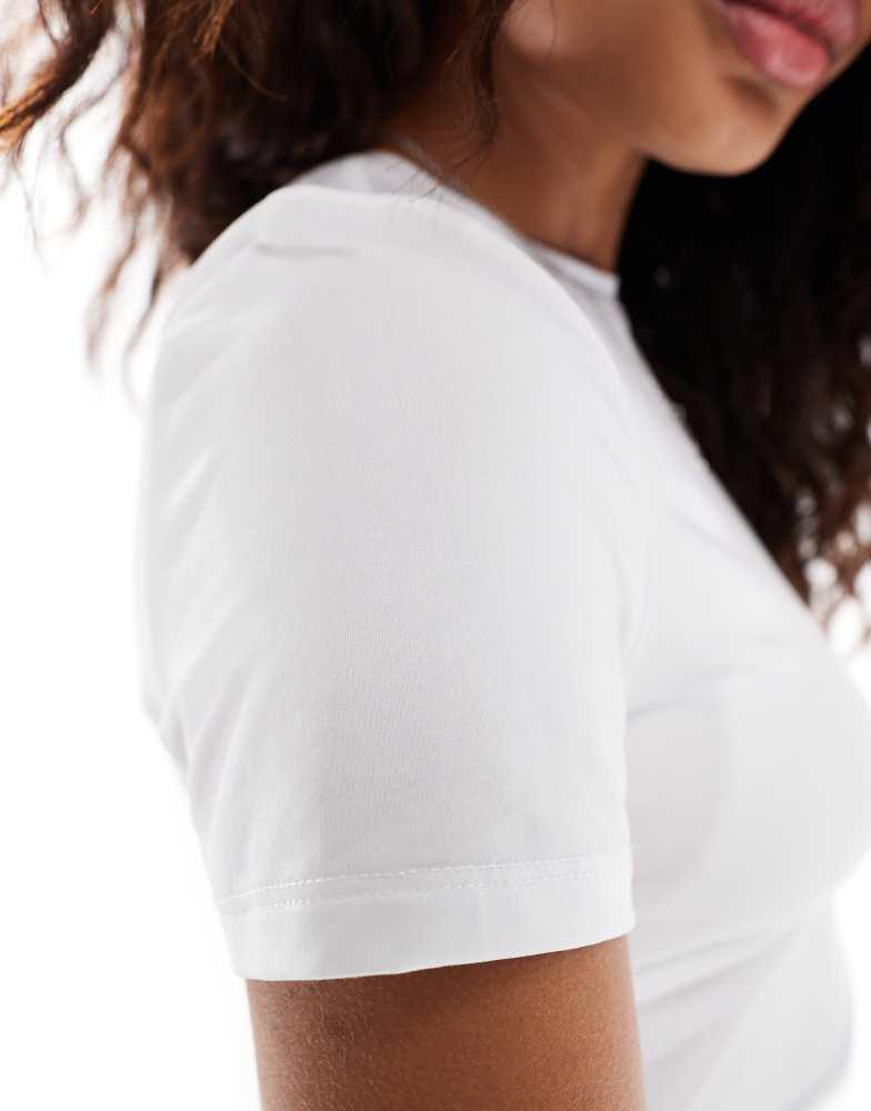 Weekday Weekday Fine t-shirt in white