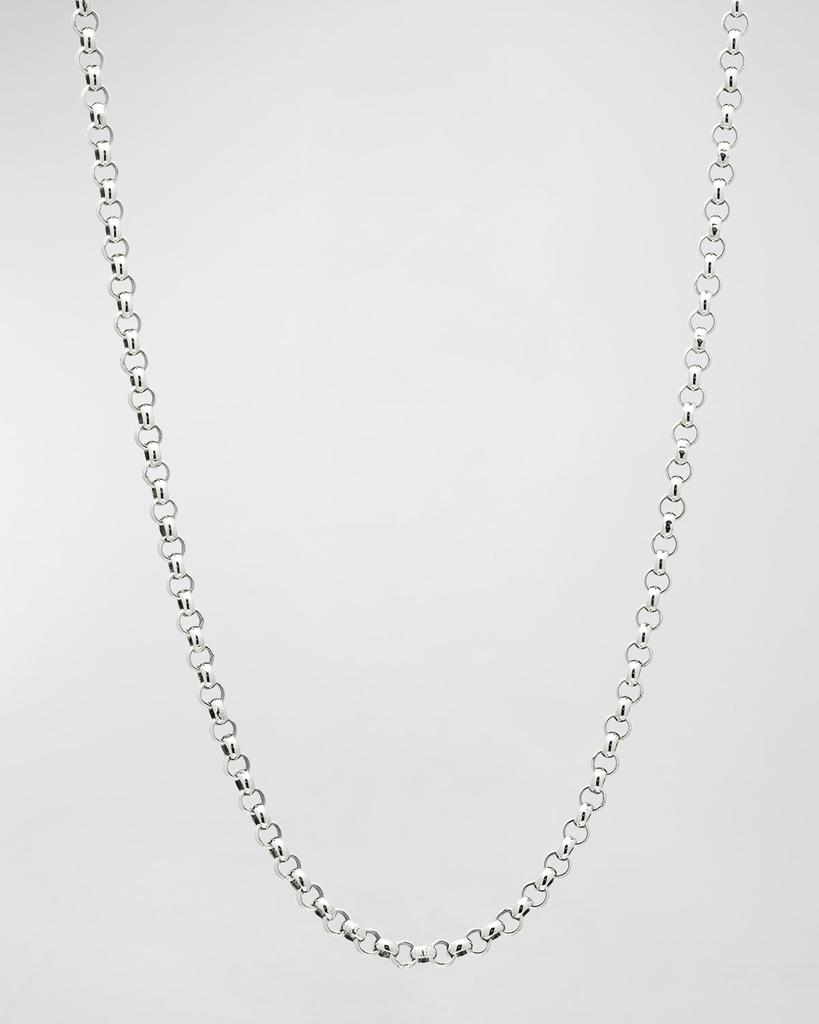 Konstantino Men's Sterling Silver Cable Chain Necklace, 20"L