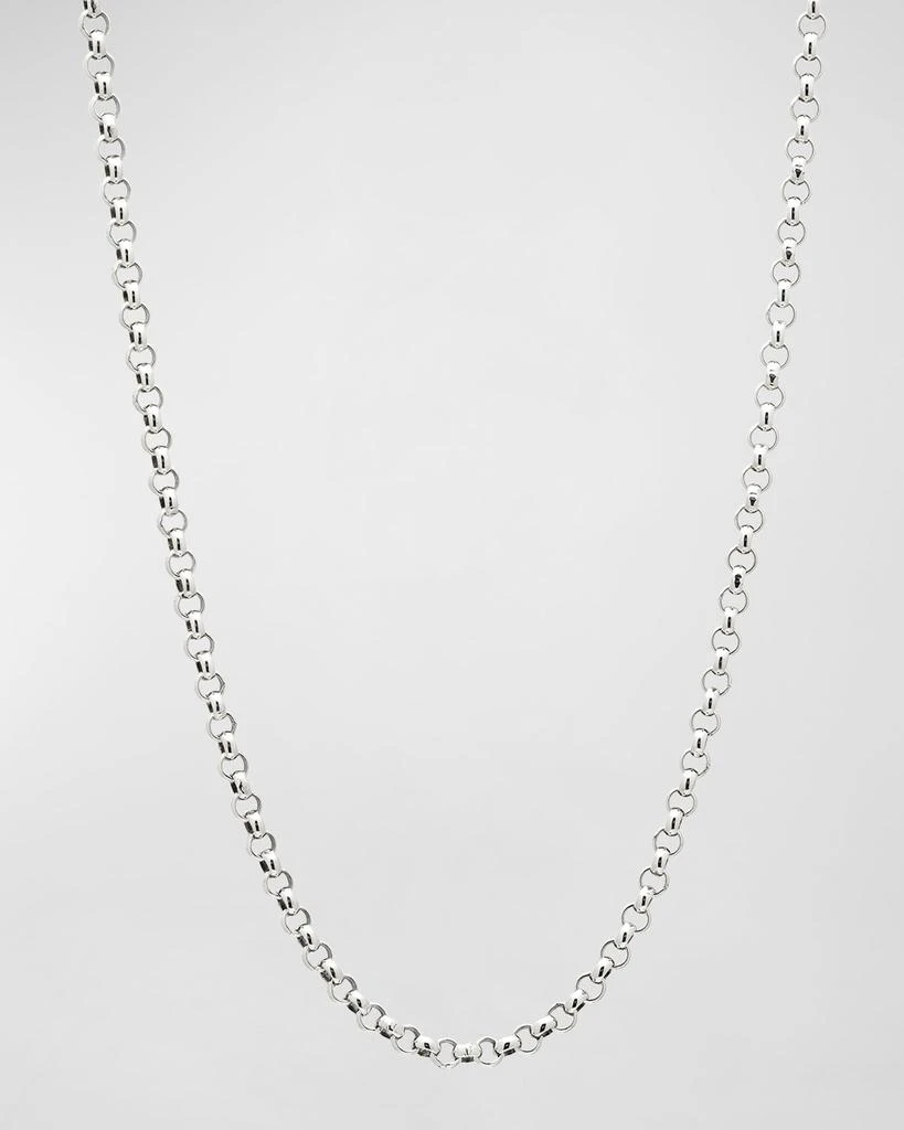 Konstantino Men's Sterling Silver Cable Chain Necklace, 20"L 2