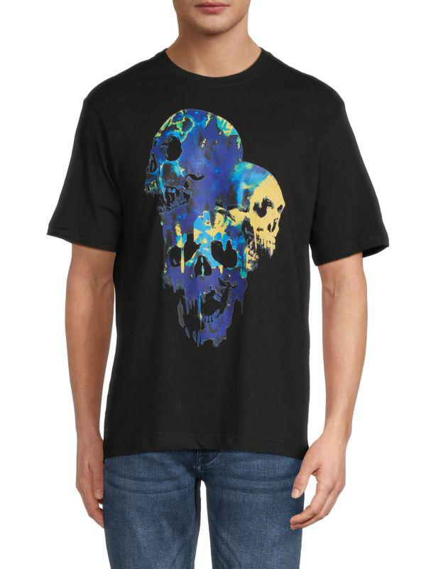 Robert Graham Scream Skull Cotton T-Shirt