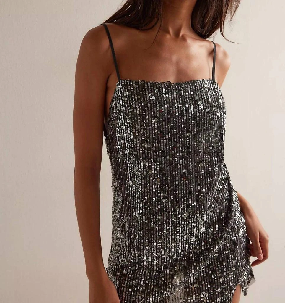 Free People Free People - Midnight Kiss Mini Slip Dress 2